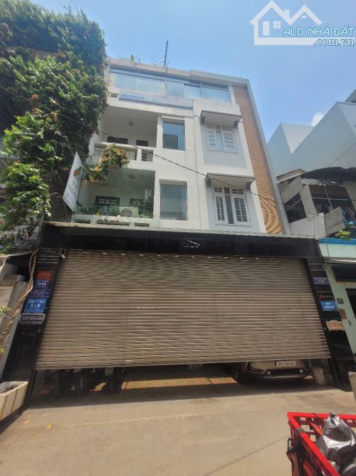 Hẻm xe tải phan văn trị ngang 8m 4 tầng có thang máy dòng tiền 65tr/tháng - 2