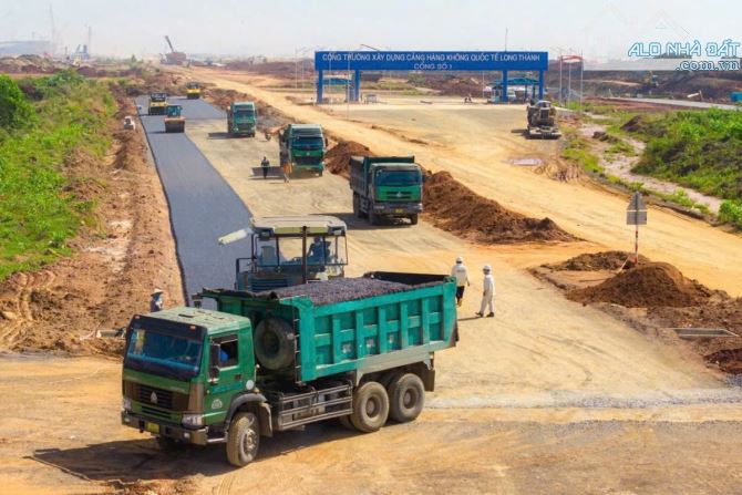 LÔ ĐẤT 2 MẶT TIỀN ĐƯỜNG 25C (T1)-MẶT TIỀN ĐƯỜNG CHÍNH VÀO SÂN BAY LONG THÀNH, GIÁ SIÊU TỐT - 1