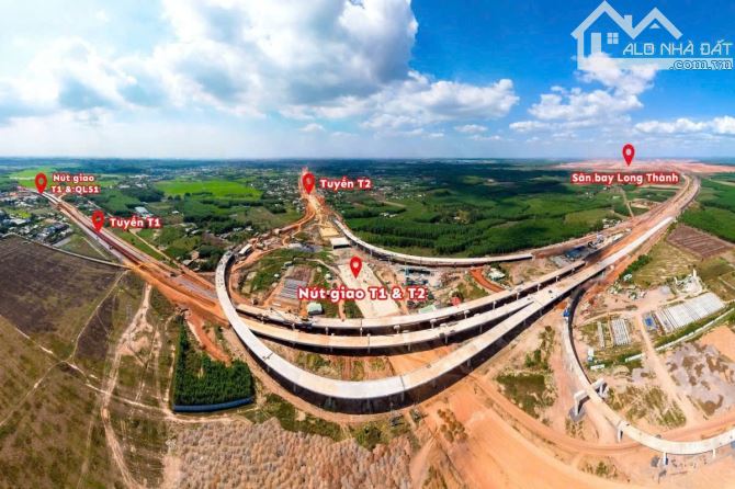 LÔ ĐẤT 2 MẶT TIỀN ĐƯỜNG 25C (T1)-MẶT TIỀN ĐƯỜNG CHÍNH VÀO SÂN BAY LONG THÀNH, GIÁ SIÊU TỐT - 3