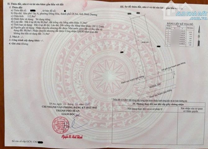 Đất gần BigC GO, phường Đông Hòa, Tp Dĩ An - 6