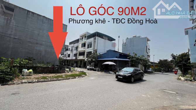 Bán lô góc TĐC Đồng Hòa 1 - Phương Khê vị trí đẹp nhất khu, sang phố Trần Nguyên Hãn 3p