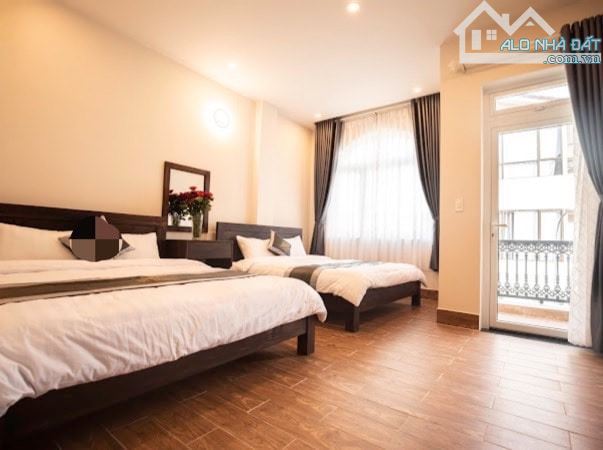 KHÁCH SẠN 5 TẦNG HOÀNCÔNG 420M2 SÀN CÓ THANG MÁY NGAY TRUNG TÂM CÁCH CHỢ ĐÀ LẠT 750M 17 TỶ - 1
