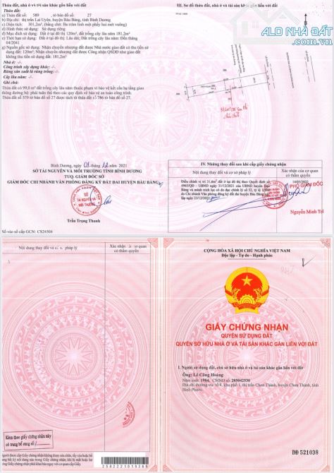 Đất mặt tiền quốc lộ 13, nằm ngay trung tâm hành chính Bàu Bàng. - 1