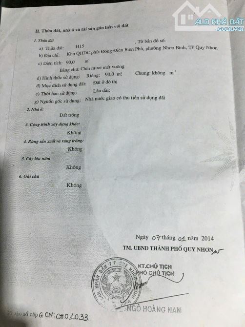 Bán đất mặt tiền Sư Đoàn 3 Sao Vàng, DT 90m2, Giá 3.7 tỷ - 1