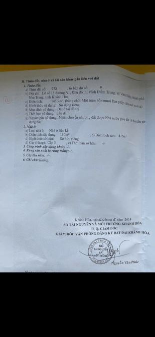 BÁN NHÀ 4 TẦNG GÓC 2 MẶT TIỀN VÒNG XOAY ĐƯỜNG A1 KĐT , VĨNH ĐIỀM TRUNG , NHA TRANG . - 2