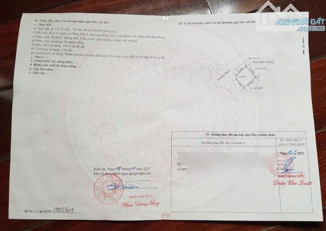 Bán lô góc TĐC Đồng Hòa 1 - Phương Khê vị trí đẹp nhất khu, sang phố Trần Nguyên Hãn 3p - 2