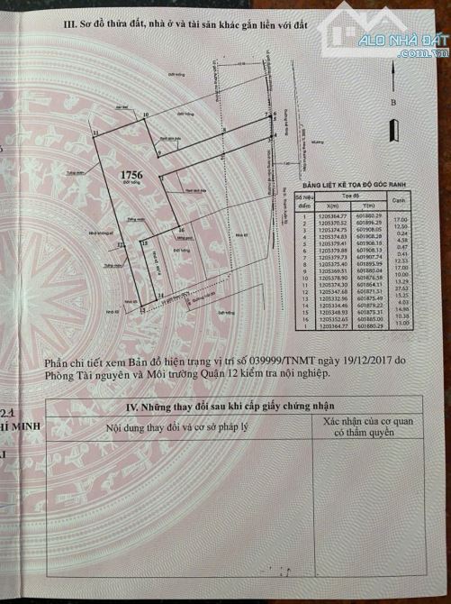 Cần bán đất 2 mặt tiền đường bờ kênh cách đường Thạnh Xuân 52 khoảng 100m, Quận 12, giáp s - 2