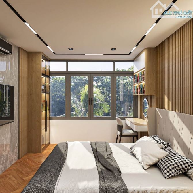 Cần bán gấp nhà Bồ Đề 45 m 5 tầng MT 5 m ngõ ô tô kinh doanh 10 tỷ - 1
