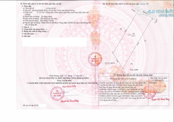 Bán đất đẹp 9600m2 (có thổ cư) tại đường Khánh Bình 44, TP Tân Uyên, Bình Dương - 3