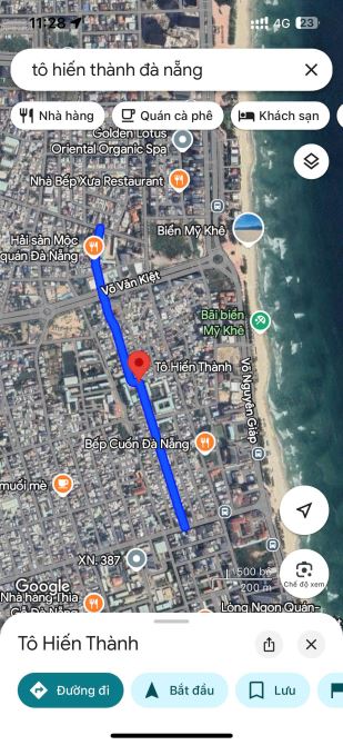 Bán lô đất đẹp 123m2 (7x 17,5) - Mặt tiền đường Tô Hiến Thành - Gần Nguyễn Văn Thoại