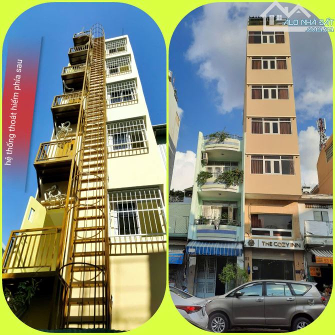 Toà CHDV Mặt tiền Cô Giang Quận 1,KC: 7 Tầng, 18P+ MB Kinh doanh, HDT: 120-193 Tr
