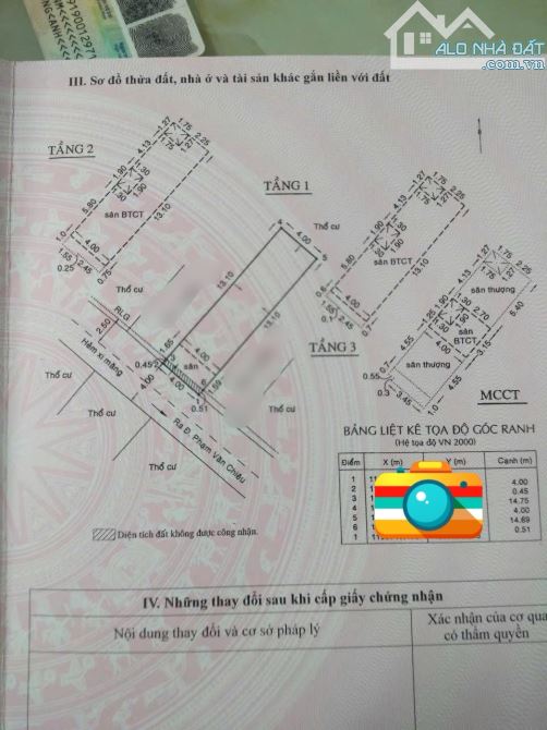 BÁN NHÀ 4 TẦNG HẺM XE HƠI - 4m x 15m, SIÊU THỊ EMART 2 - 6 TỶ 6 Nhỉnh