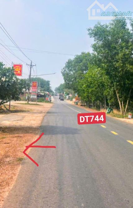 BÁN ĐẤT MT DT744, ĐỊNH AN, DẦU TIẾNG, DT: 35.25x127, TC300M2, SHR, GIÁ 7,5 TỶ - 1