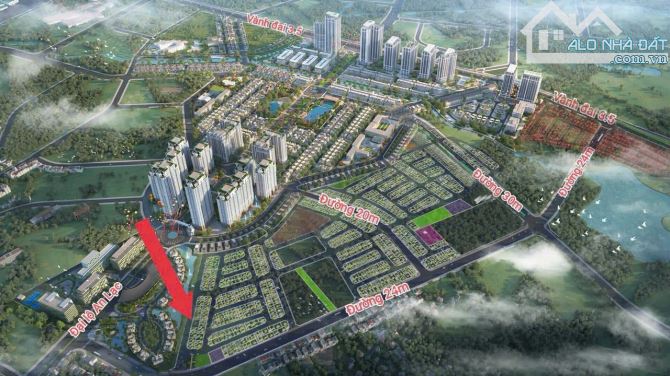 Quỹ hàng mới nhất đất DV Vân Canh, khu 4.5ha - 6.9ha - 25ha siêu đẹp - 2