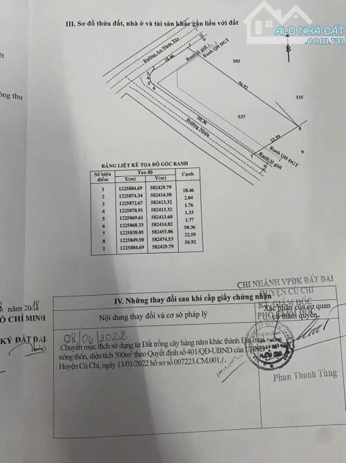 Bán đất góc 2 mặt tiền buôn bán kinh doanh trung tâm xã An Nhơn Tây Củ Chi TPHCM, 22x56m. - 4