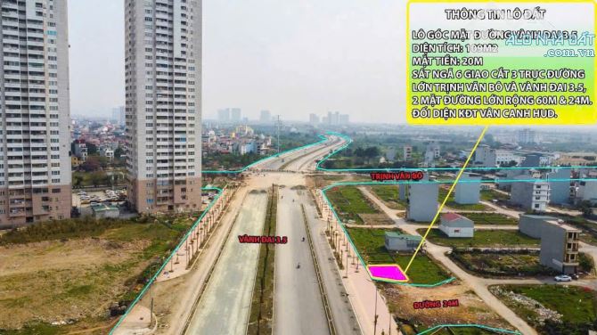 Quỹ hàng mới nhất đất DV Vân Canh, khu 4.5ha - 6.9ha - 25ha siêu đẹp - 4