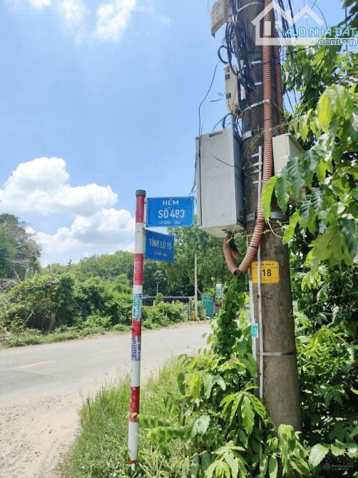 Bán đất mt đường nhựa 483, 1 sẹc ngắn Tỉnh lộ 15, tổng 506m2, có 300m thổ cư, Phú Hòa Đông - 5