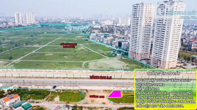 Quỹ hàng mới nhất đất DV Vân Canh, khu 4.5ha - 6.9ha - 25ha siêu đẹp - 6