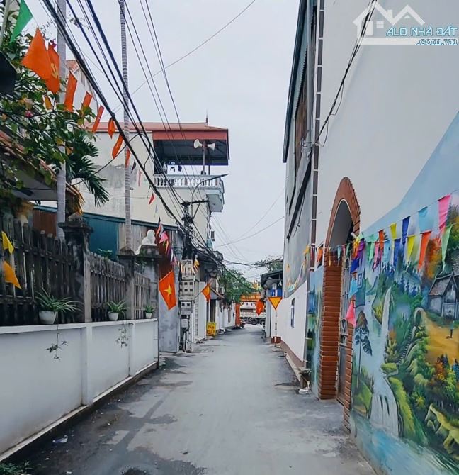 Bán đất Thượng Thuỵ Đức Thượng,diện tích 57m2,mặt tiền 5m,đường thông,gần ô tô tránh