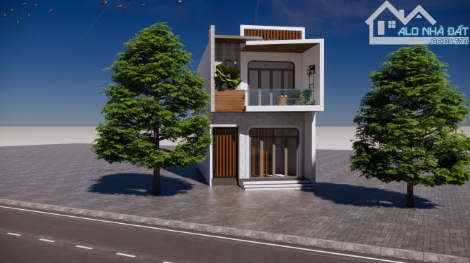 Bán nhà mới đang hoàn thiện Diên Phú-Diên Khánh đường oto, qh rộng 20m