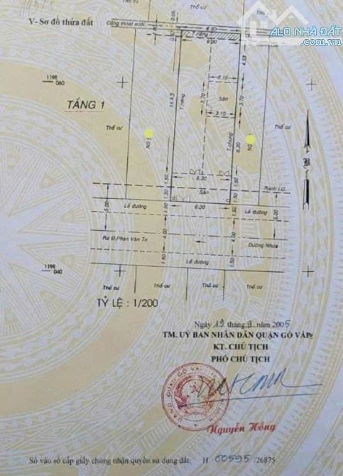 HOT! Nhà Lê Thị Hồng (chợ Căn Cứ) 6,3mx18m, CN 110m2 đường 12m giá rẻ 12,7 tỷ