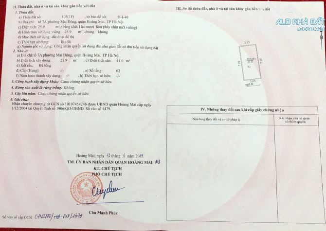 Bán nhà siêu hiếm trung tâm Hoàng Mai – Gần hồ, Gần phố, Giá tốt khó tin!