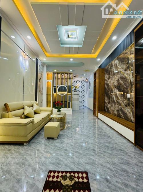 NHÀ MỚI ĐẸP ĐƯỜNG SỐ 51 GÒ VẤP 6 TẦNG HẺM XE HƠI 4x10M GIÁ 5,35 TỶ