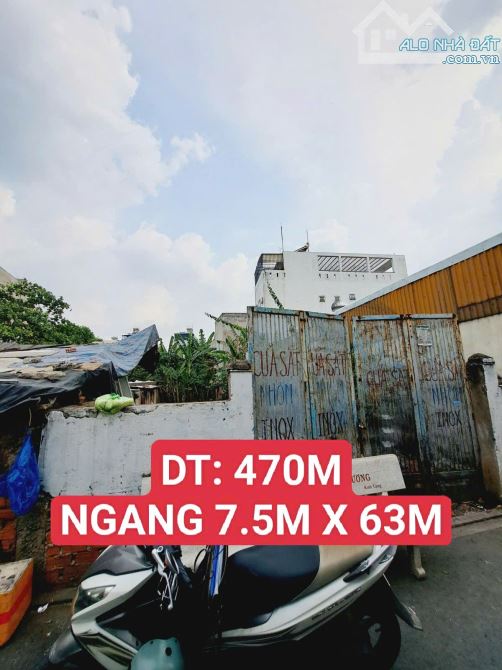 ĐẤT TRUNG MỸ TÂY Q12 - 470M2 - ĐƯỜNG NHƯA XE HƠI.
