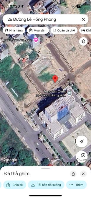 Bán đất lô 26Bc Lê Hồng Phong.96m2 ngang 6,4m đường 15m view quận Uỷ NQ giá chỉ 135tr/m2tt - 1