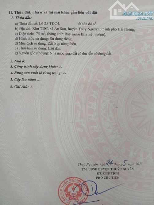💥💥💥 Tái định cư rẻ và đẹp nhất Thành Phố Thuỷ Nguyên - Hải Phòng mang tên tdc An Sơn . - 1