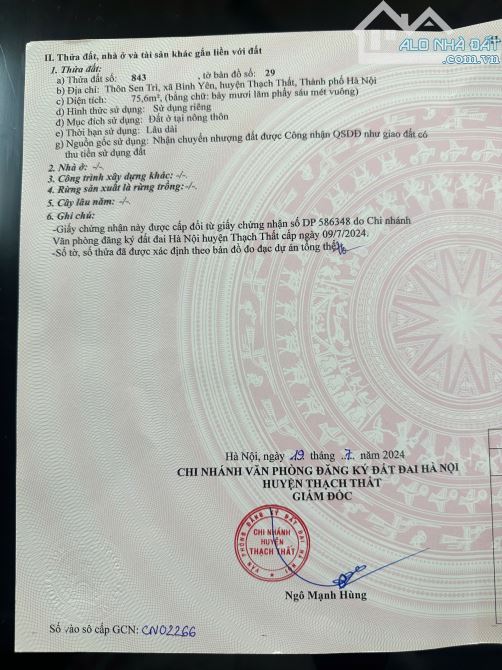 Bán lô góc 75,6 phun thổ cư, ôtô đỗ cửa thoải mái như đi siêu thị - 1