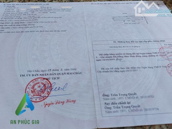 BÁN ĐẤT LÔ GÓC 2 MẶT TIỀN ĐƯỜNG HOÀNG TÍCH TRÍ GIÁ ĐẦU TƯ - 1