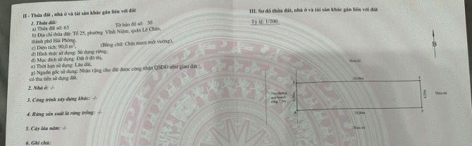 Bán lô đất 90m2 mặt trục chính 15 Khúc Thừa Dụ, Vĩnh Niệm - 2