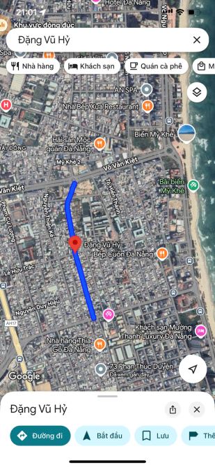 GIẢM 1 TỶ! BÁN ĐẤT TẶNG NHÀ MT ĐẶNG VŨ HỶ - Q. NGŨ HÀNH SƠN - 176M2 - 21 TỶ(CÁCH BIỂN 500m - 2
