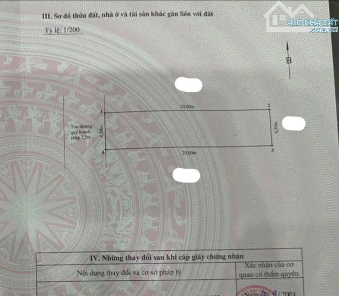 Bán lô 🇻🇳 Đất mặt chính ngõ 15 Khúc Thừa Dụ, Vĩnh Niệm. - Diện tích : 90m2 - Ngang 4.5m - 3