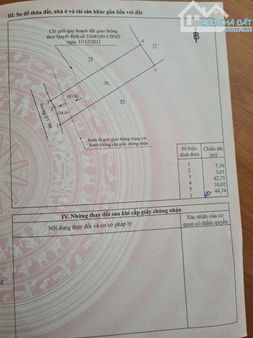 Mặt tiền đường 768 xã Trị An. sổ riêng thổ cư. - 5