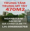 Bán Đất Trung Mỹ Tây Q12 - 470M2 ( 7,5 x 63 )- Hẻm HXH -  Chỉ 13,868Tỷ.