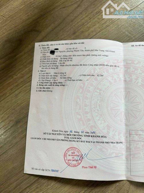 Bán nhà mặt tiền đường Thái Nguyên Nha Trang giá chỉ 7,5 tỉ