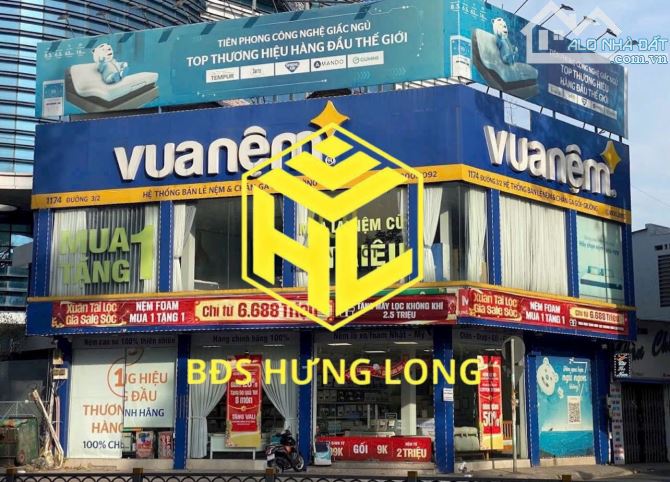 SIÊU PHẨM GÓC 2MT 1174 ĐƯỜNG 3/2 % LÒ SIÊU NGANG 15M CỰC ĐẸP CÓ 1 0 2