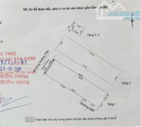 ⭐⭐⭐TOÀ VĂN PHÒNG 4 TẦNG HOÀNG DIỆU 239M2 GIÁ 33 TỶ