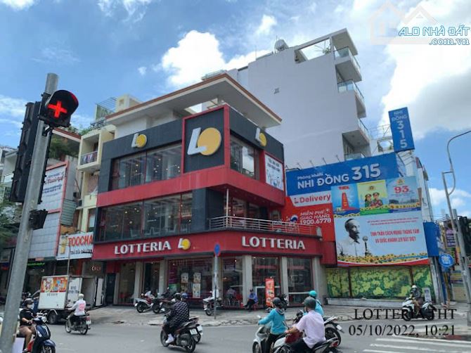 Góc 2MT Sư Vạn Hạnh Tô Hiến Thành, Quận 10 - DT: 8x20m - 4 Tầng - HĐT 250 triệu - giá 80