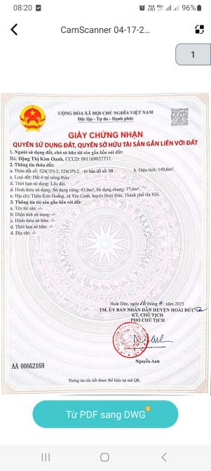 Bán Nhà 63m2 Kim Hoàng - Vân Canh