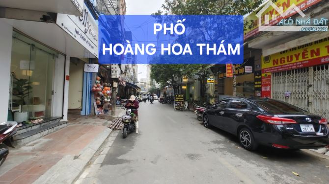 BÁN NHÀ 78m² MT 5m - MẶT PHỐ HOÀNG HOA THÁM – VỊ TRÍ ĐẸP – KINH DOANH SẦM UẤT