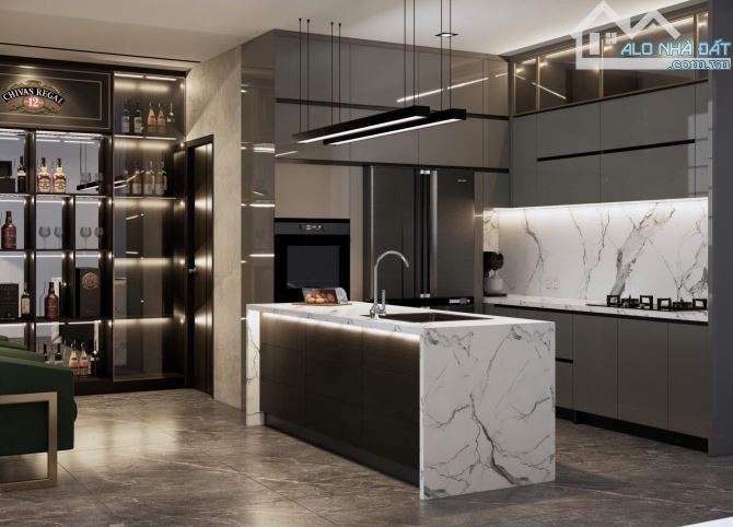 Nhà mặt tiền mới đẹp nội thất hiện đại cách chợ Đà Lạt 1,5km 109m2 vuông vức 2 tầng - 1