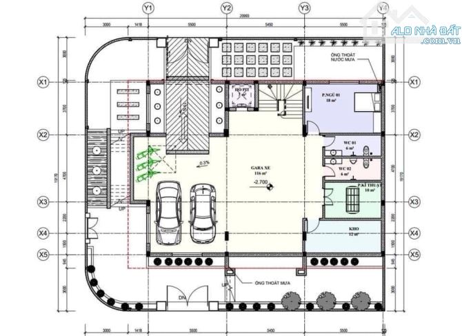 Biệt thự lô góc 3 mặt tiền cạnh KĐT Tây Hồ Tây 5 tầng 400m giá hơn 100 tỷ - 1