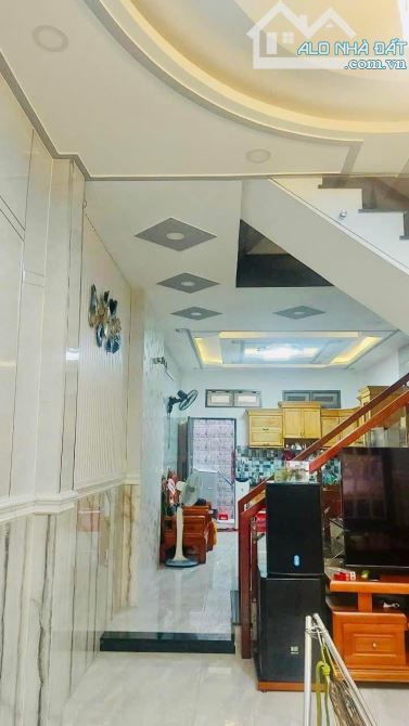 Chỉ 12.99 tỷ có MTKD 3 lầu đẹp Lê Văn Thọ 80m2 ngang 4m VT sầm uất KD tuyệt ngay Làng Hoa - 1