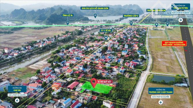 Cần Bán đất Viêm Khê - Hợp Tiến đẹp thoáng, đường rộng đất F0 - 1