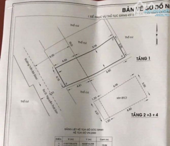 Bán nhà mặt tiền Trần Bá Giao, P.5, Gò Vấp: 4,2( NH: 5m) x 13,8m, giá 7,9 tỷ - 1