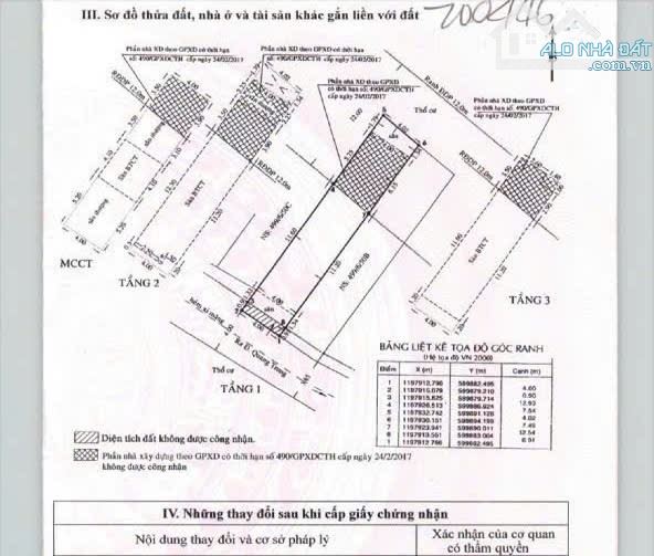 Bán nhà hẻm 499 Quang Trung, P10, Gò Vấp. Đối diện UBND Quận, 4*24m, CN 81m, 4tấm, HXH 4m, - 1