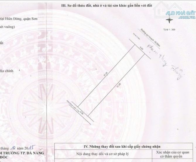 Chính chủ bán lô đất rộng 156m mặt tiền đường 10m5 Phạm Huy Thông , Quận Sơn Trà , Đà Nẵng - 1
